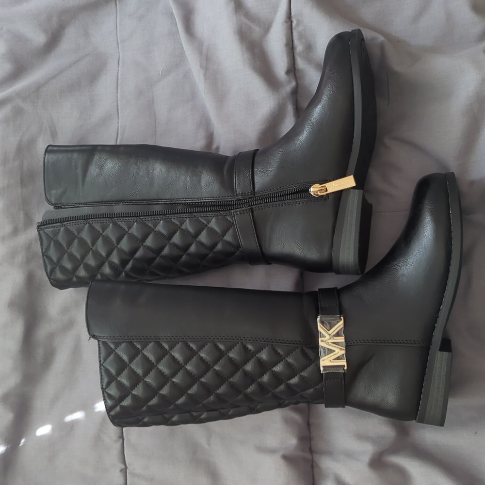 Michael Kors Black rider boots. New. Kids size 13.